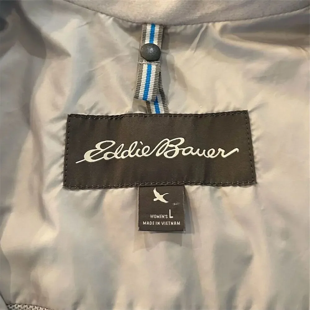 Eddie Bauer Hooded Shell Jacket‎ Women'sSize L Blue Casual Weatheredge - Picture 6 of 14